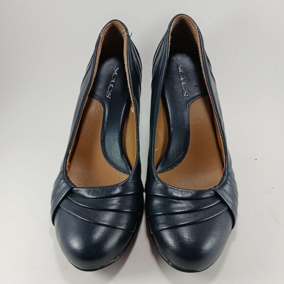 Solos Women's 7.5M Blue 2-inch Pumps/Heels...................................... - Picture 13 of 15